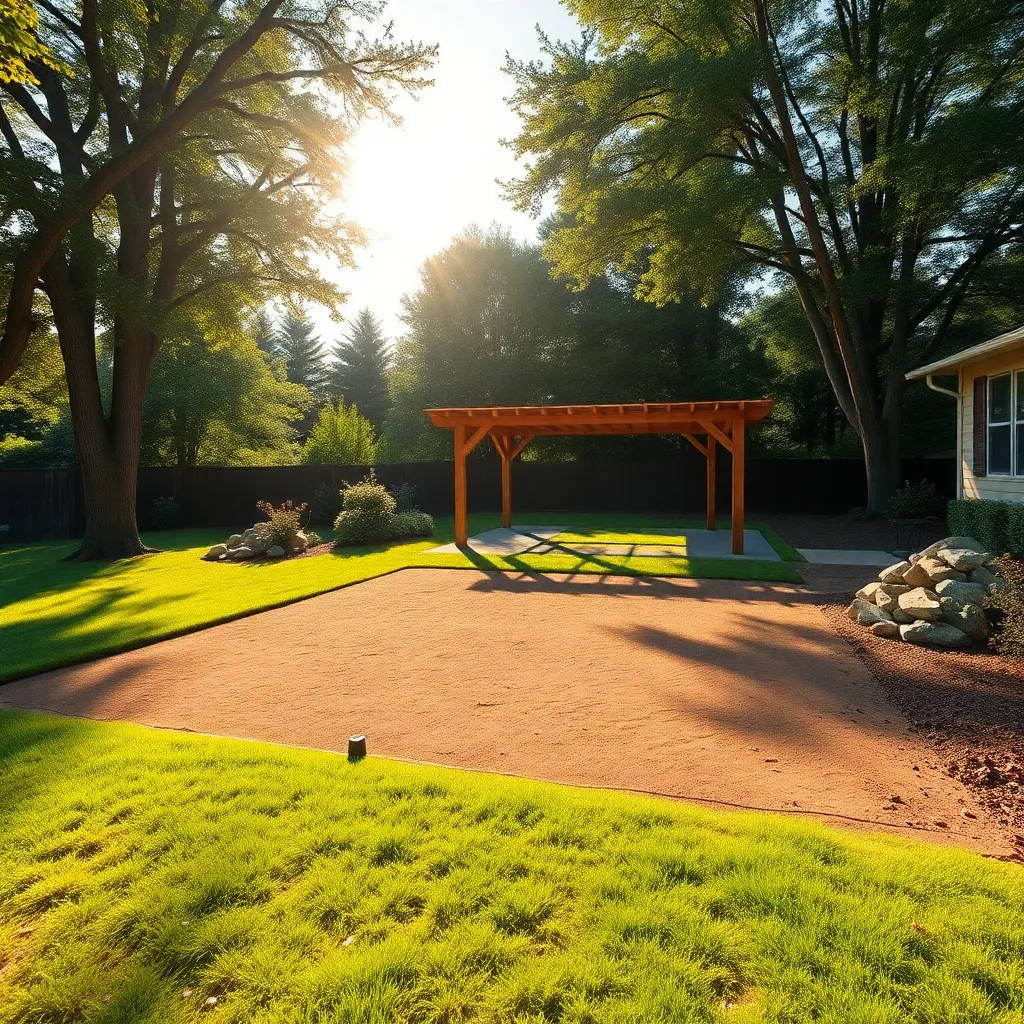 Choose and Clear Pavilion Site