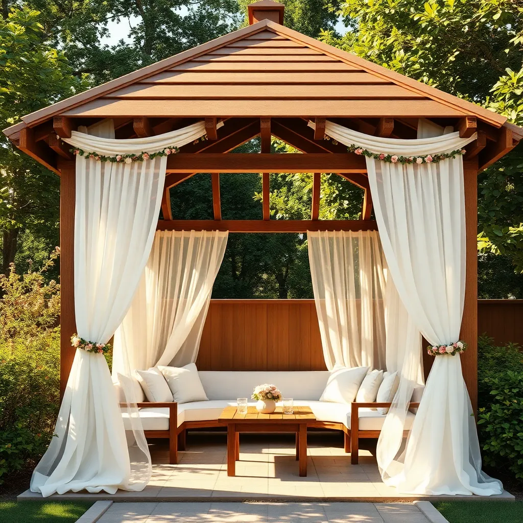 Incorporate Draped Sheer Fabrics