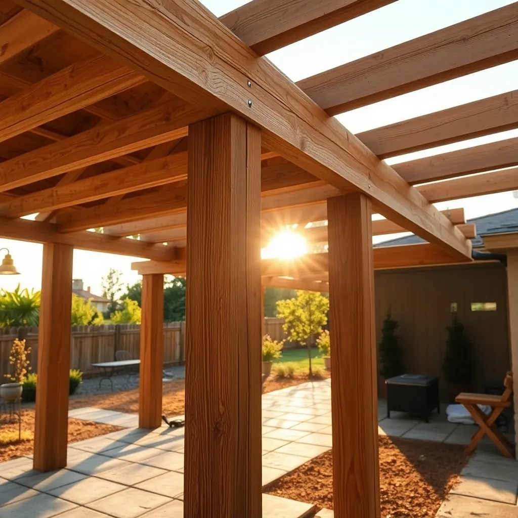 Construct Support Posts and Beams
