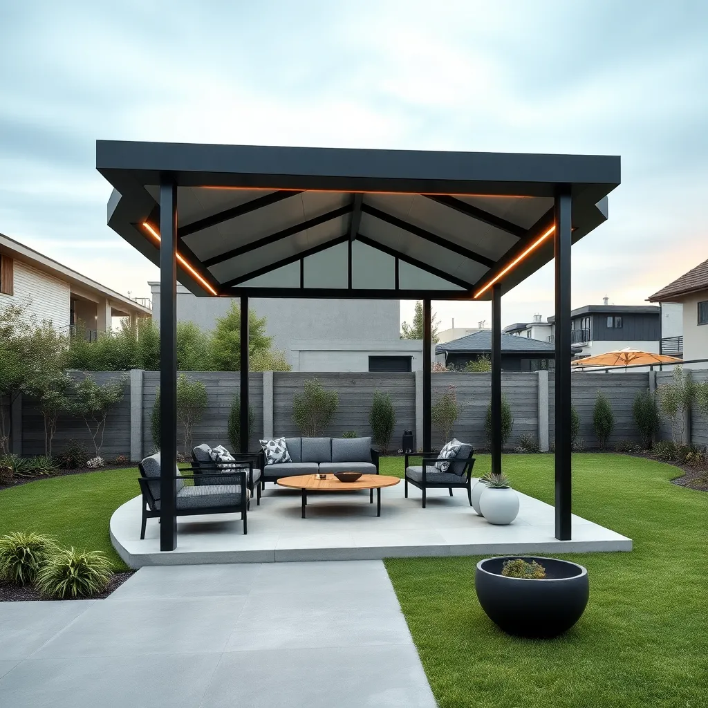 Sleek Minimalist Gazebo Designs