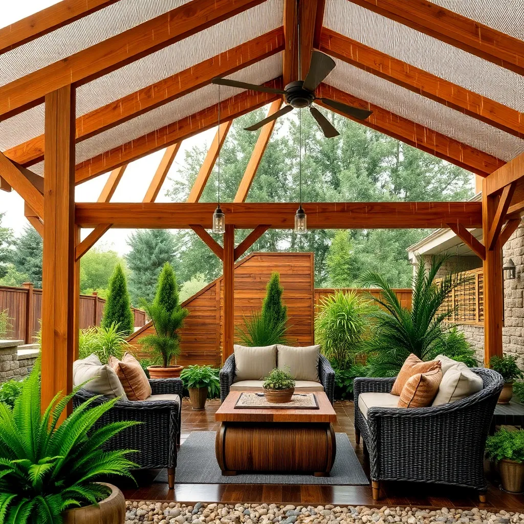 Blending Natural Elements and Shelter