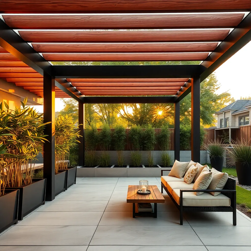 Use Tall Planters for Privacy