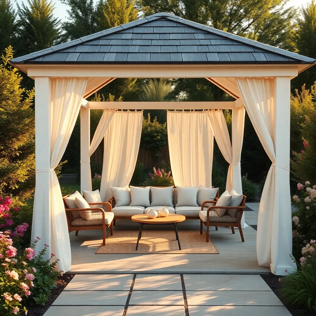 Use Light Fabrics To Soften Edges