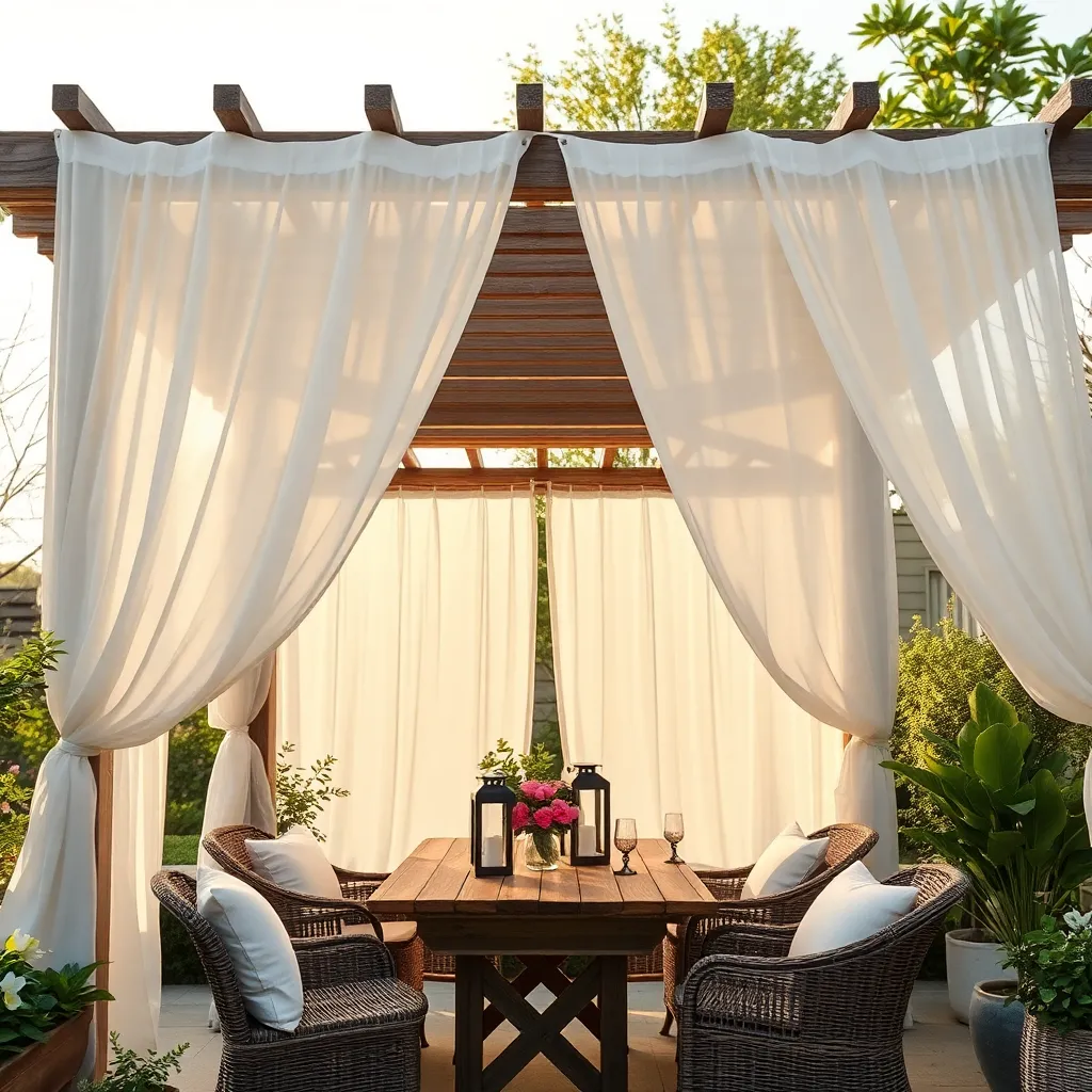Install Lightweight Fabric Curtains