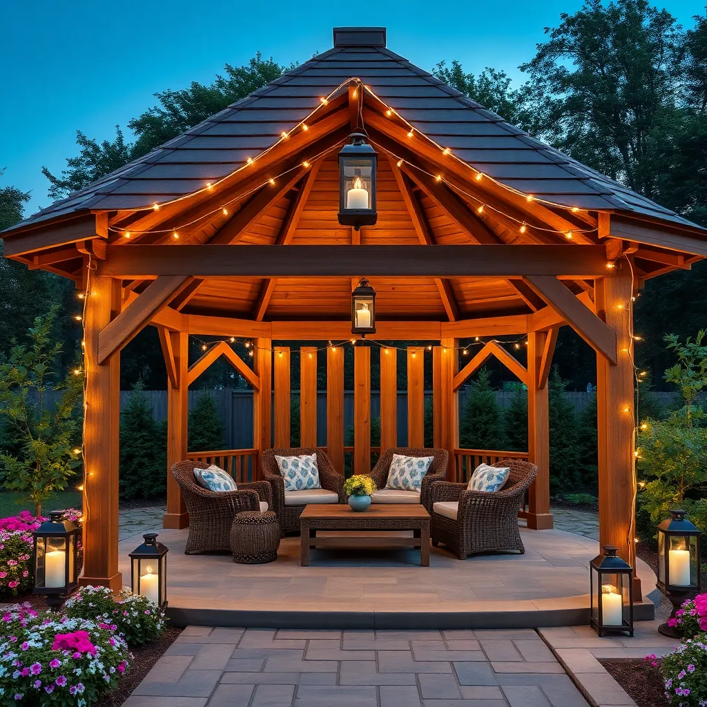 Incorporating Lighting in Gazebos