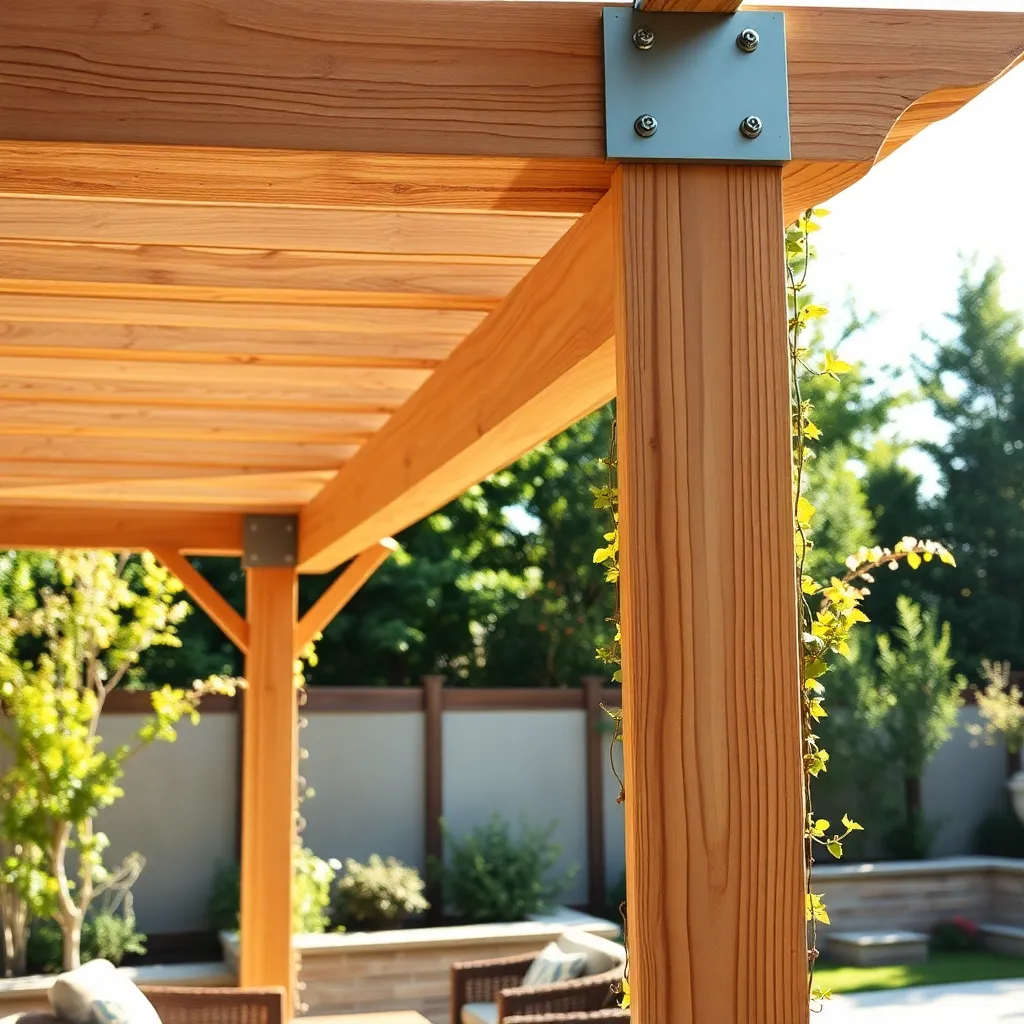 Construct Pergola Frame Securely