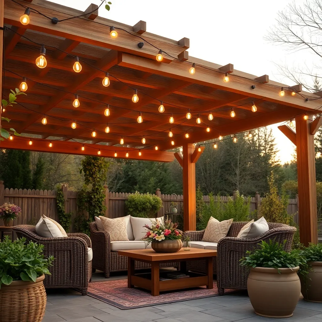 Drape String Lights Creatively