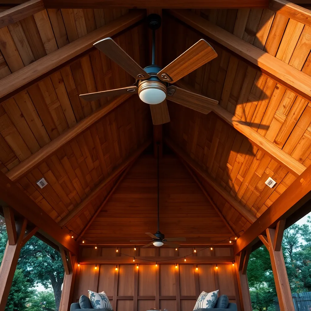 Add Ceiling Fans for Ventilation