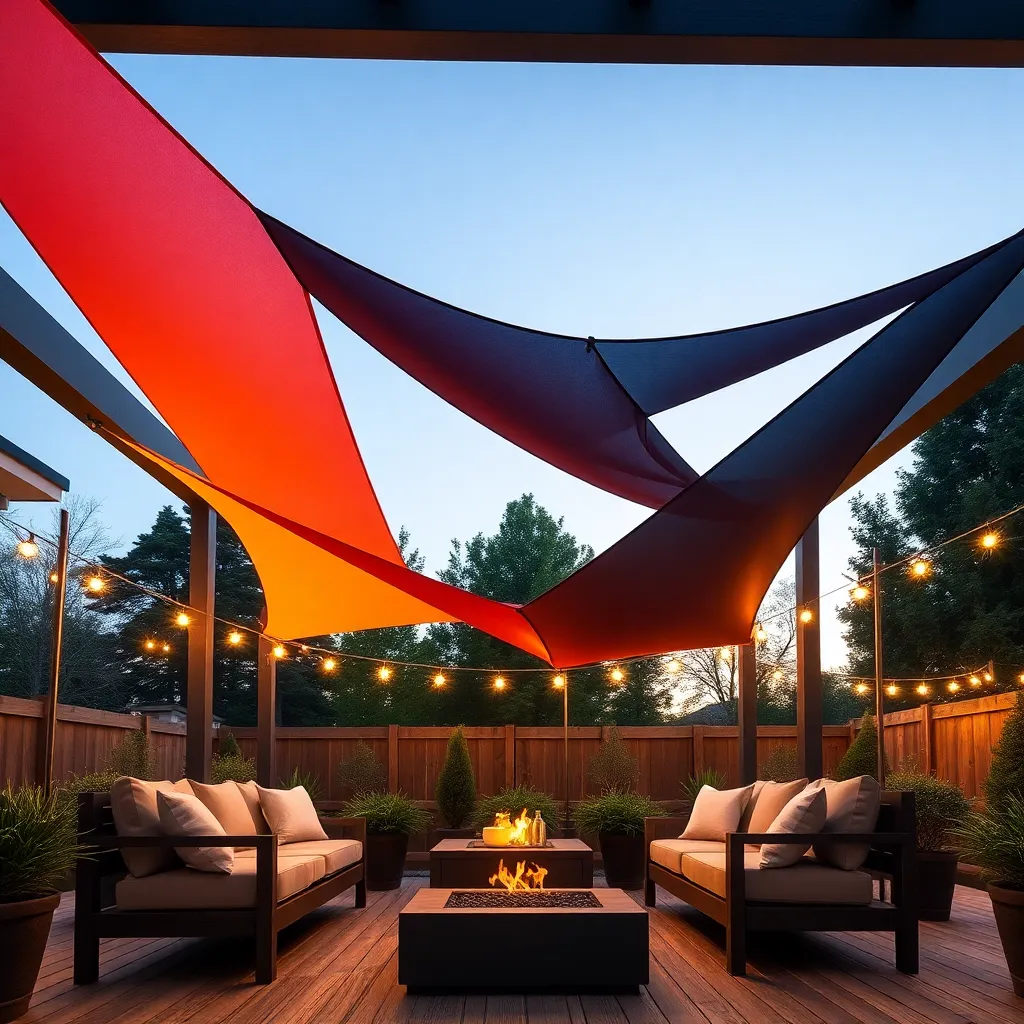 Incorporating Shade Sails Creatively