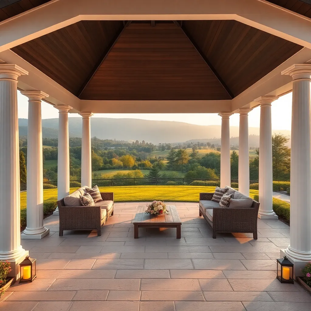 Open-Air Gazebo (Classic Elegance with Panoramic Views)