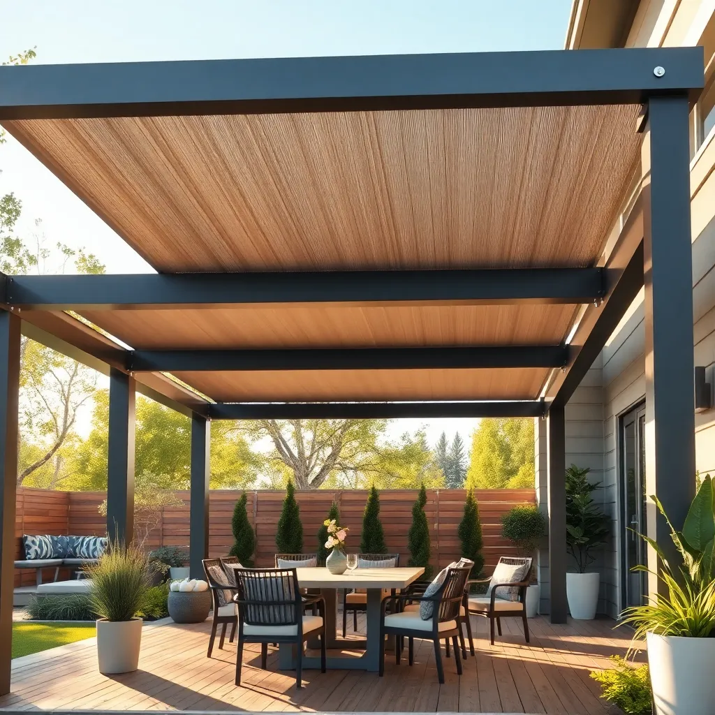 Louvered Roof Pergola (Motorized Adjustable Slats)