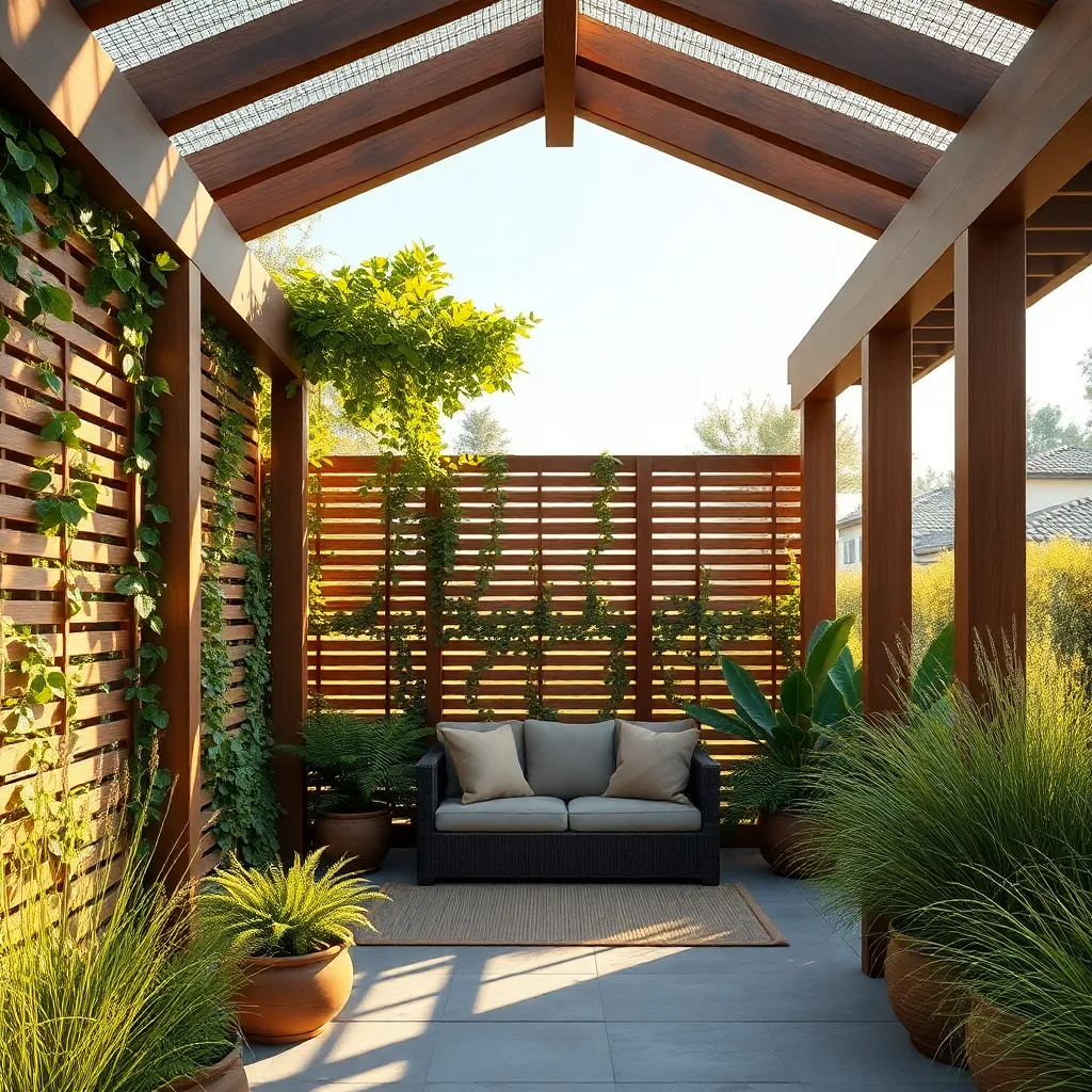 Add Privacy Screens and Greenery