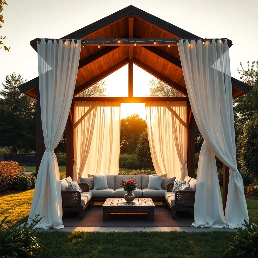 Add Multi-Functional Outdoor Curtains