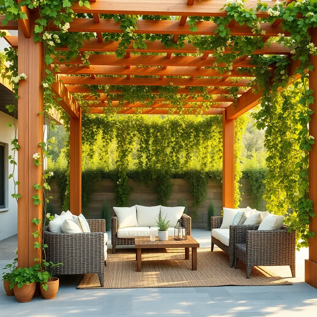 Incorporate Climbing Plants for Shade