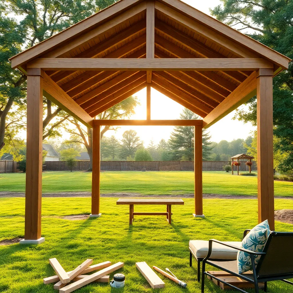 Design Pavilion Frame and Layout